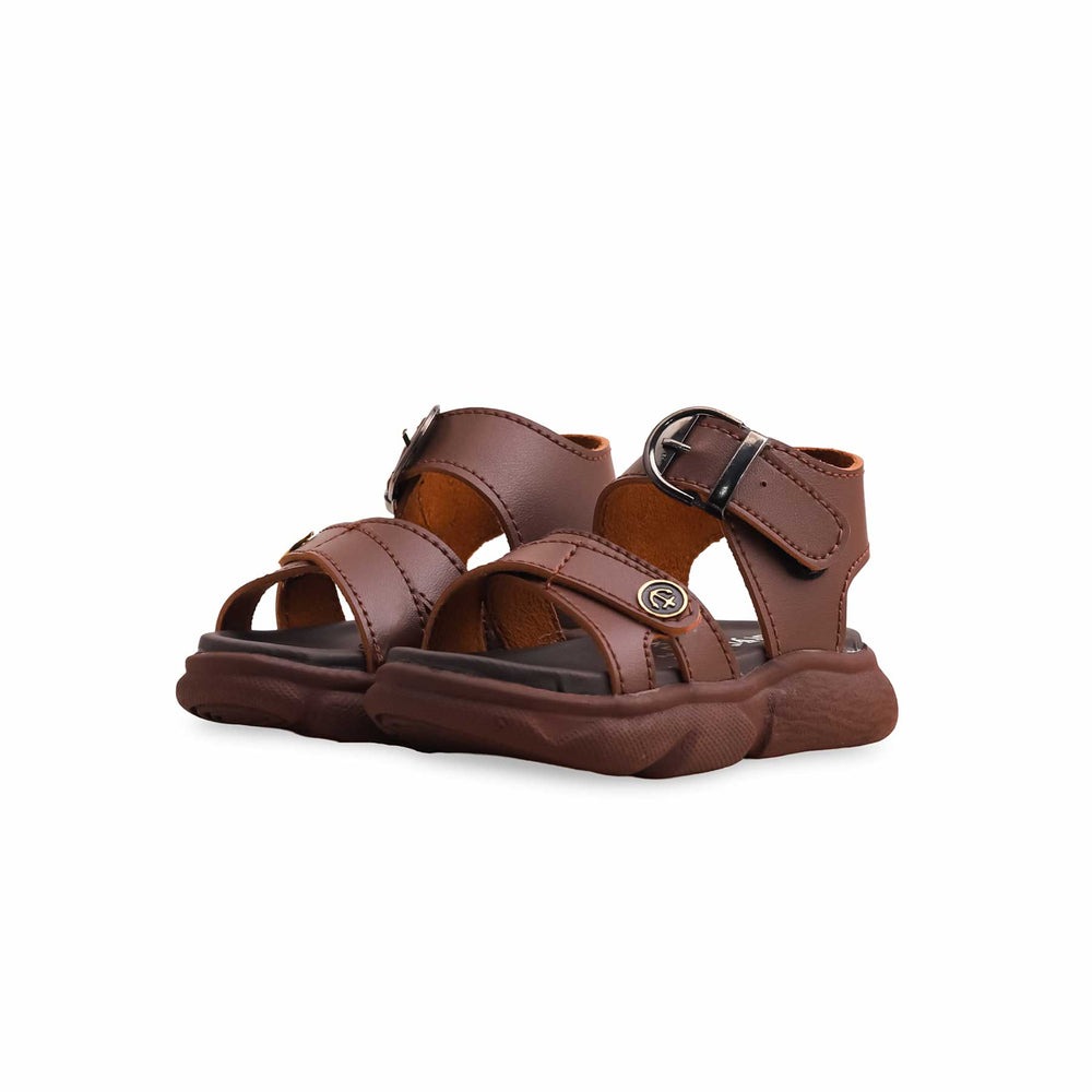 Boys Brown Formal Sandal KD4722