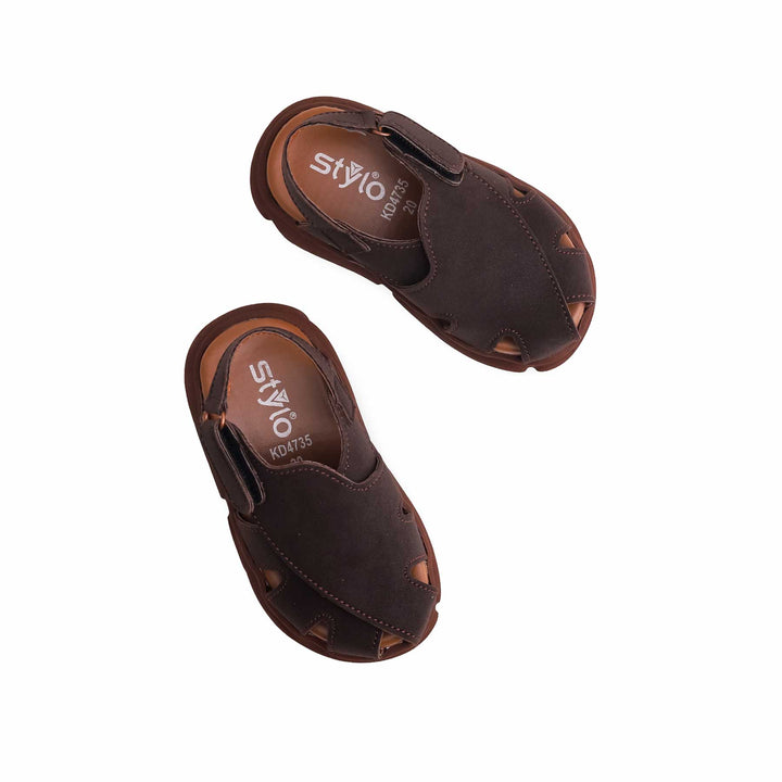 Boys Brown Peshawari Chappal KD4735