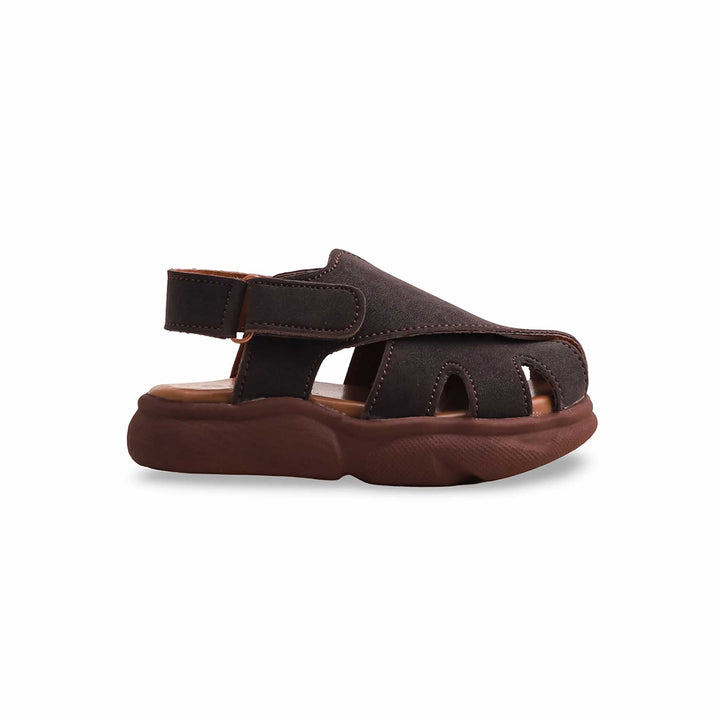 Boys Brown Peshawari Chappal KD4735