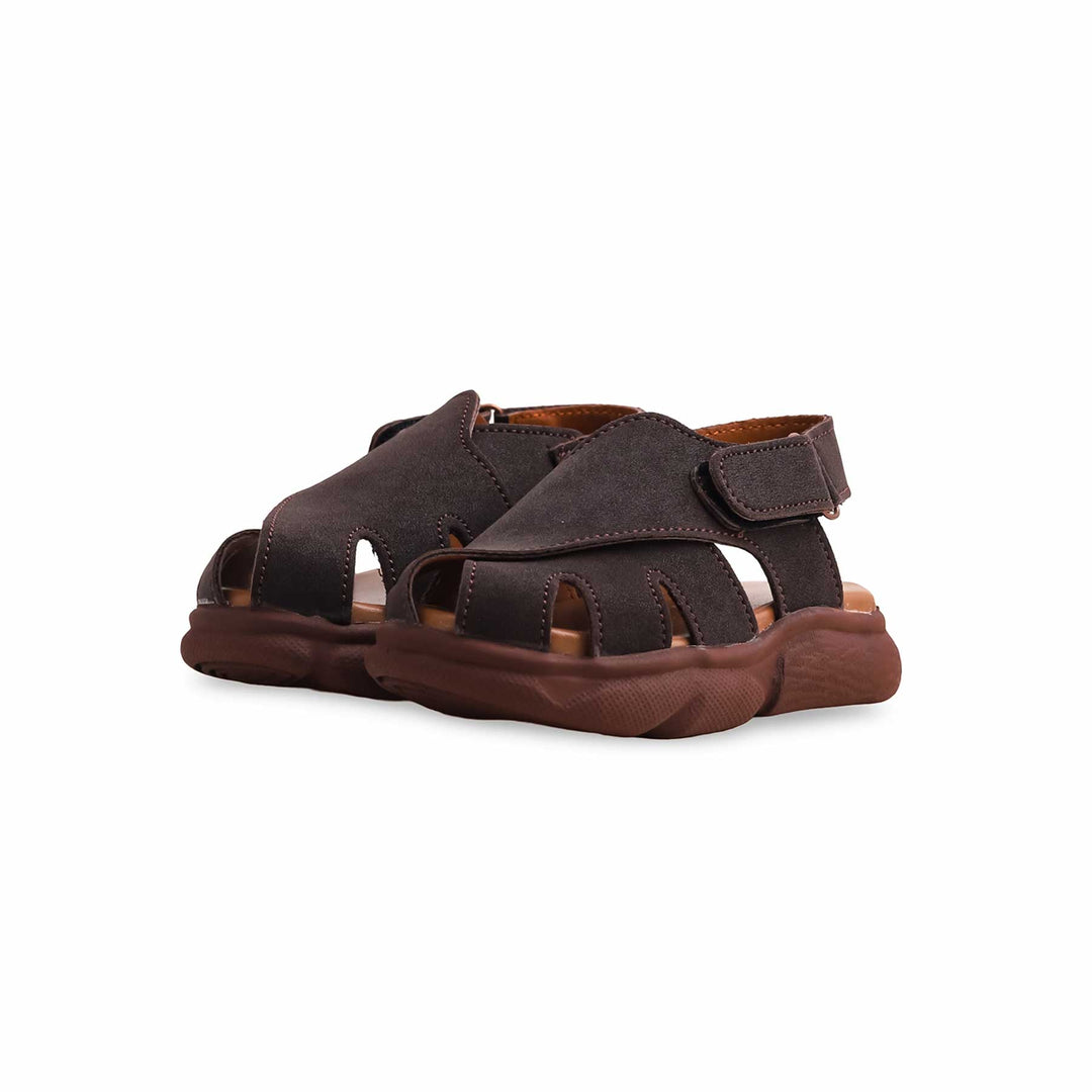 Boys Brown Peshawari Chappal KD4735