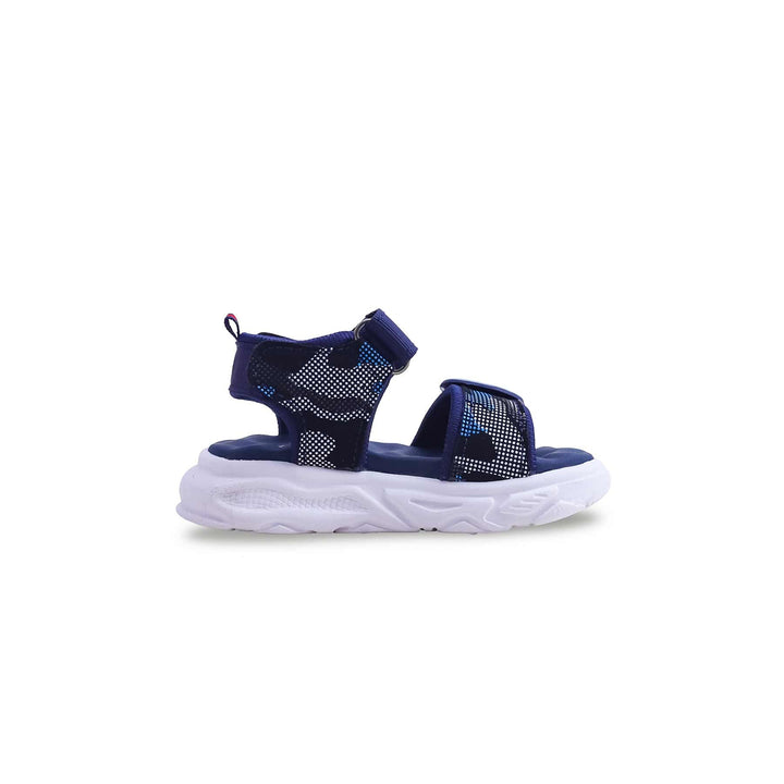 Boys Navy Casual Sandal KD4755