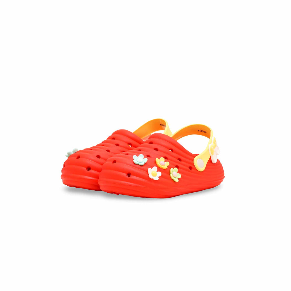 Girls Red Casual Flip Flop KD5513