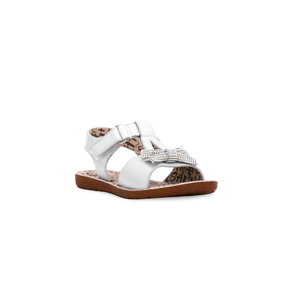 Girls Silver Casual Sandal KD9734