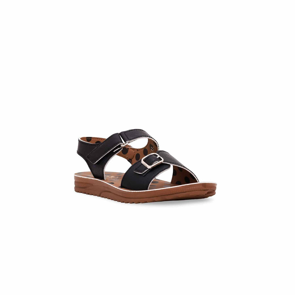 Boys Black Formal Sandal KD9743