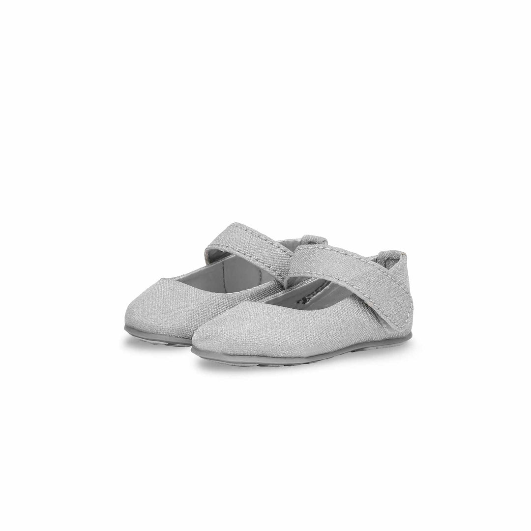 Babies Silver Casual Booties KD9789