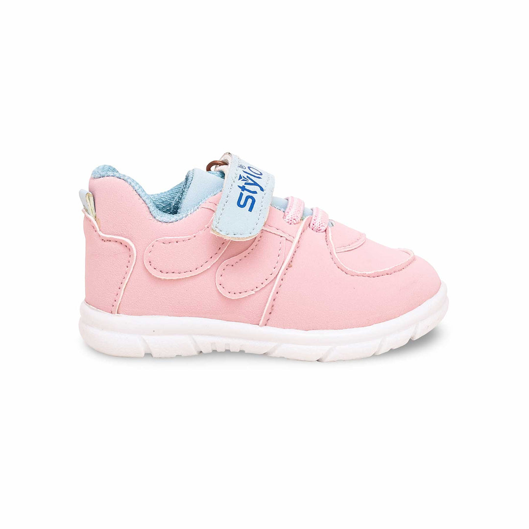 Boys Pink Casual Booties KD9794