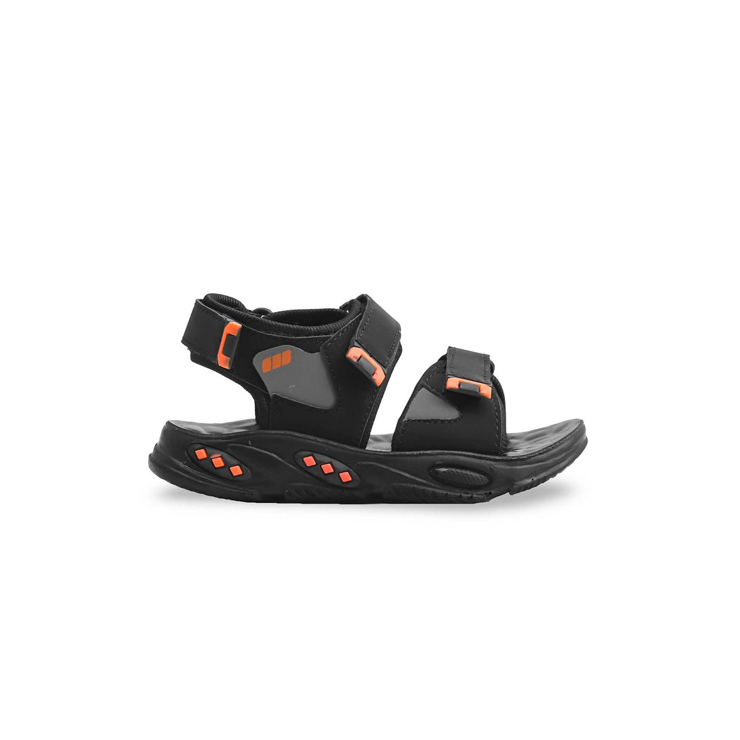 Boys Black Casual Sandal KD9950