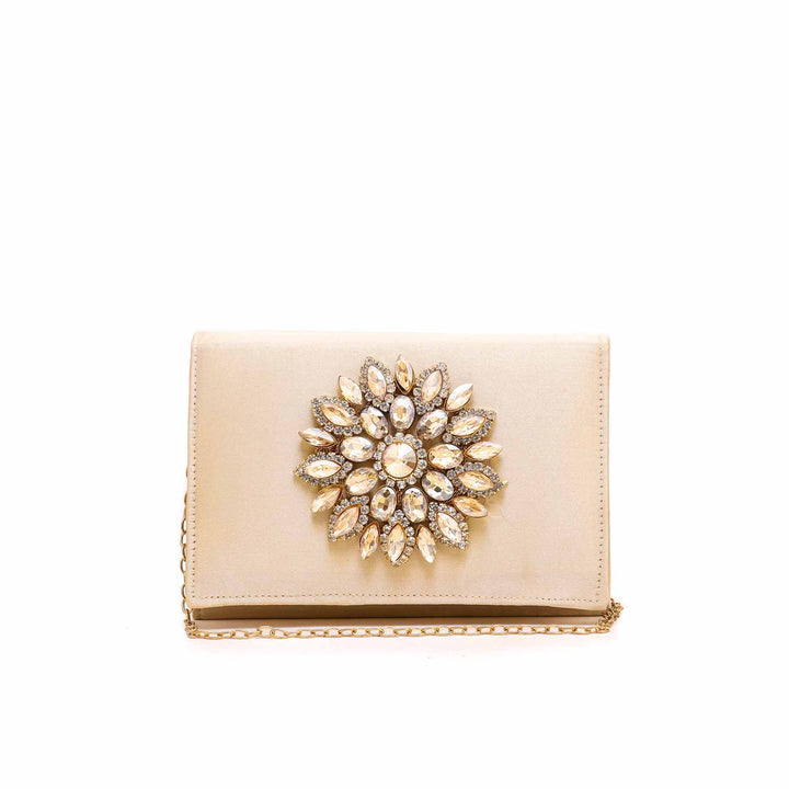 Golden Casual Clutch P15152