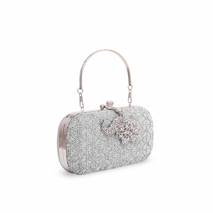 Silver Bridal Clutch P15189