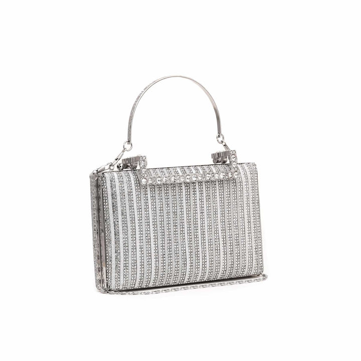 Silver Bridal Clutch P15263