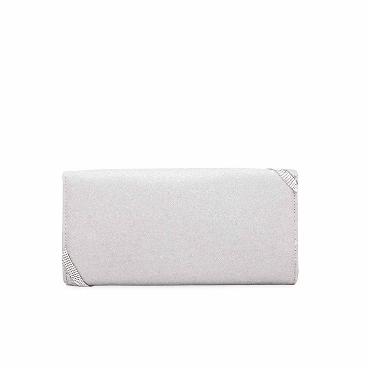 Grey Fancy Clutch P15331