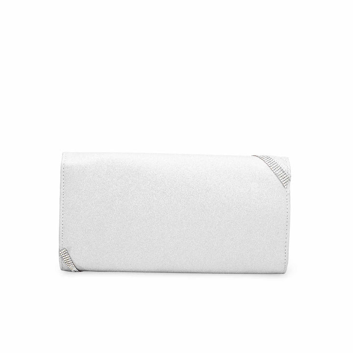 Silver Fancy Clutch P15331