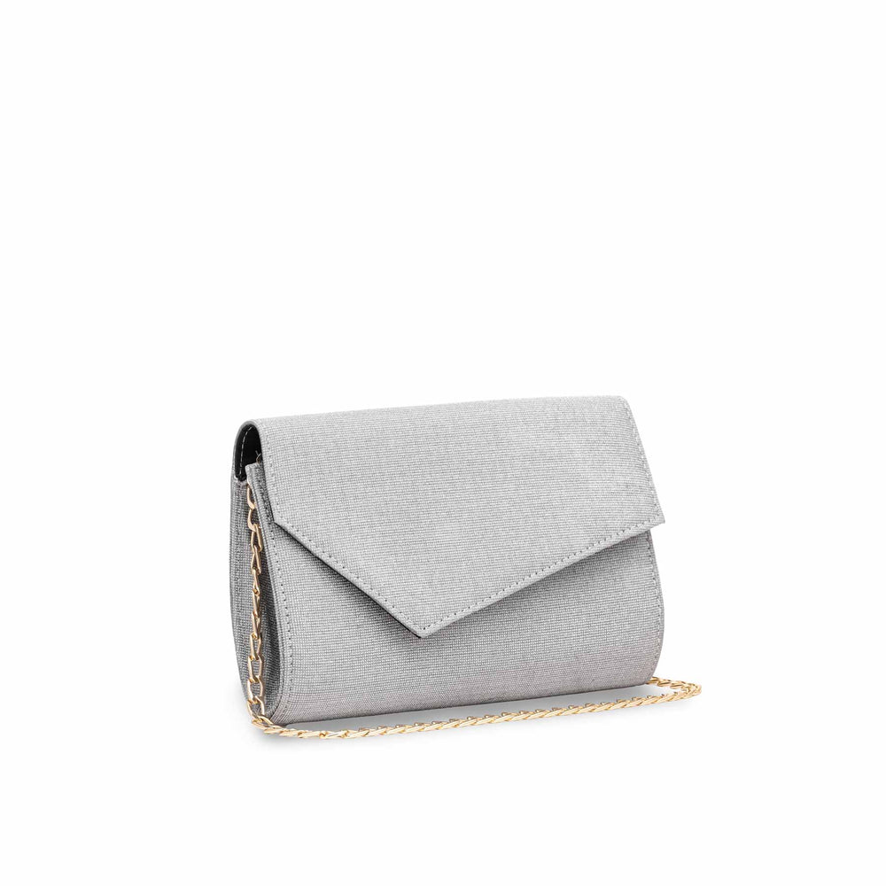 Grey Fancy Clutch P15334