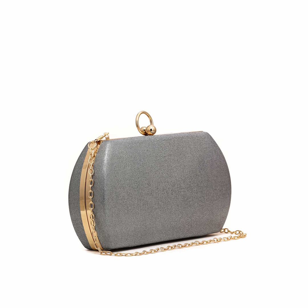 Black Fancy Clutch P15374