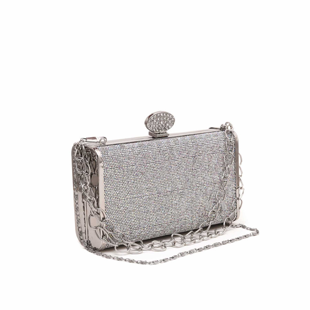 Silver Bridal Clutch P15561