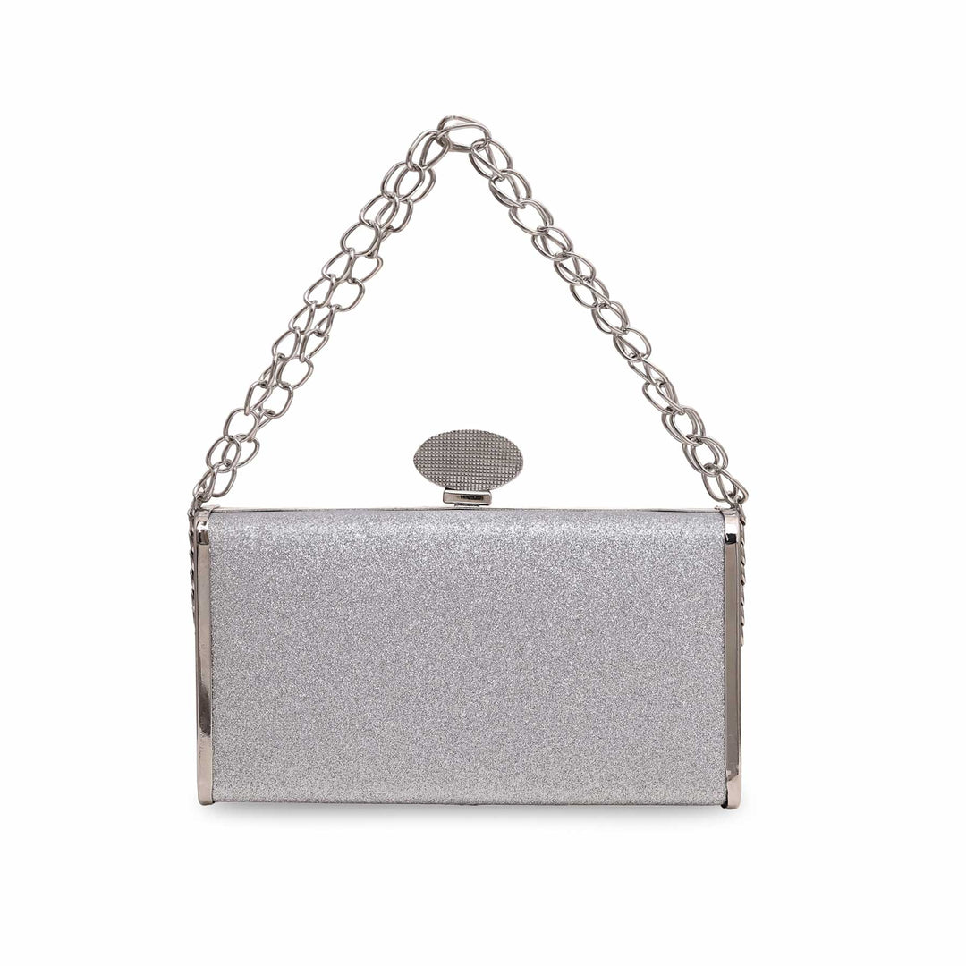 Silver Bridal Clutch P15562