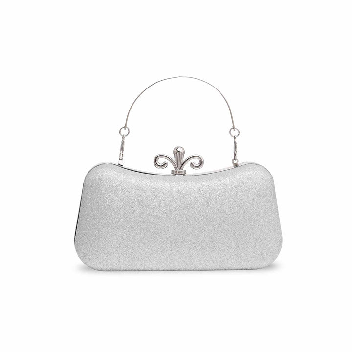 Silver Bridal Clutch P15564