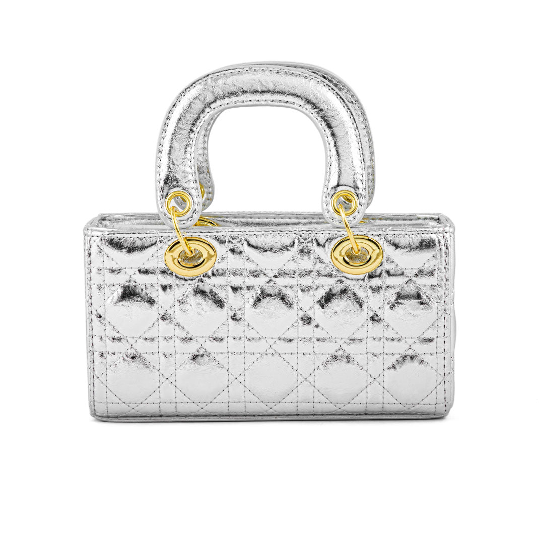 Silver Formal Hand Bag P24130