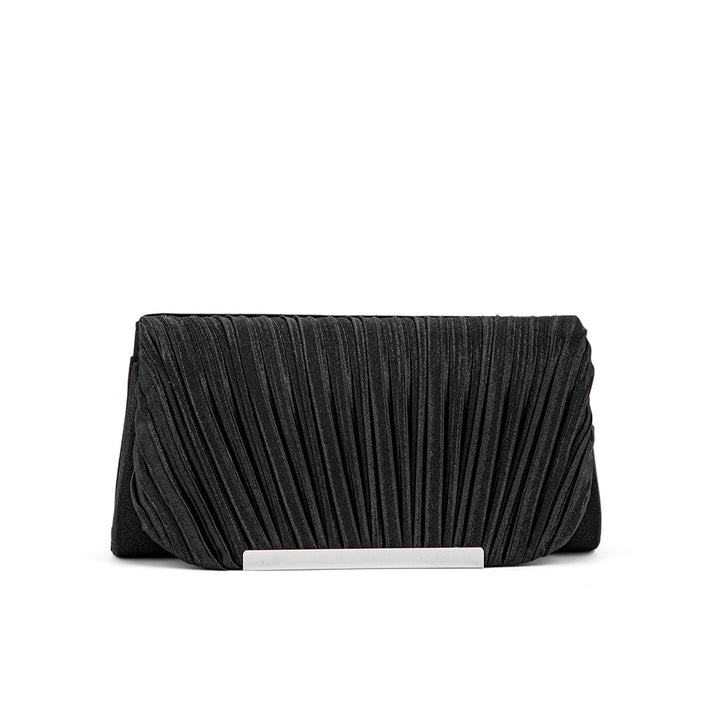 Black Fancy Clutch P24144