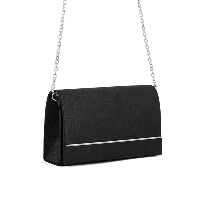 Black Fancy Clutch P24153