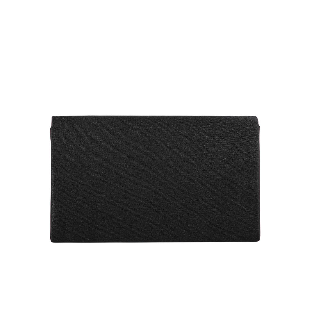 Black Fancy Clutch P24153