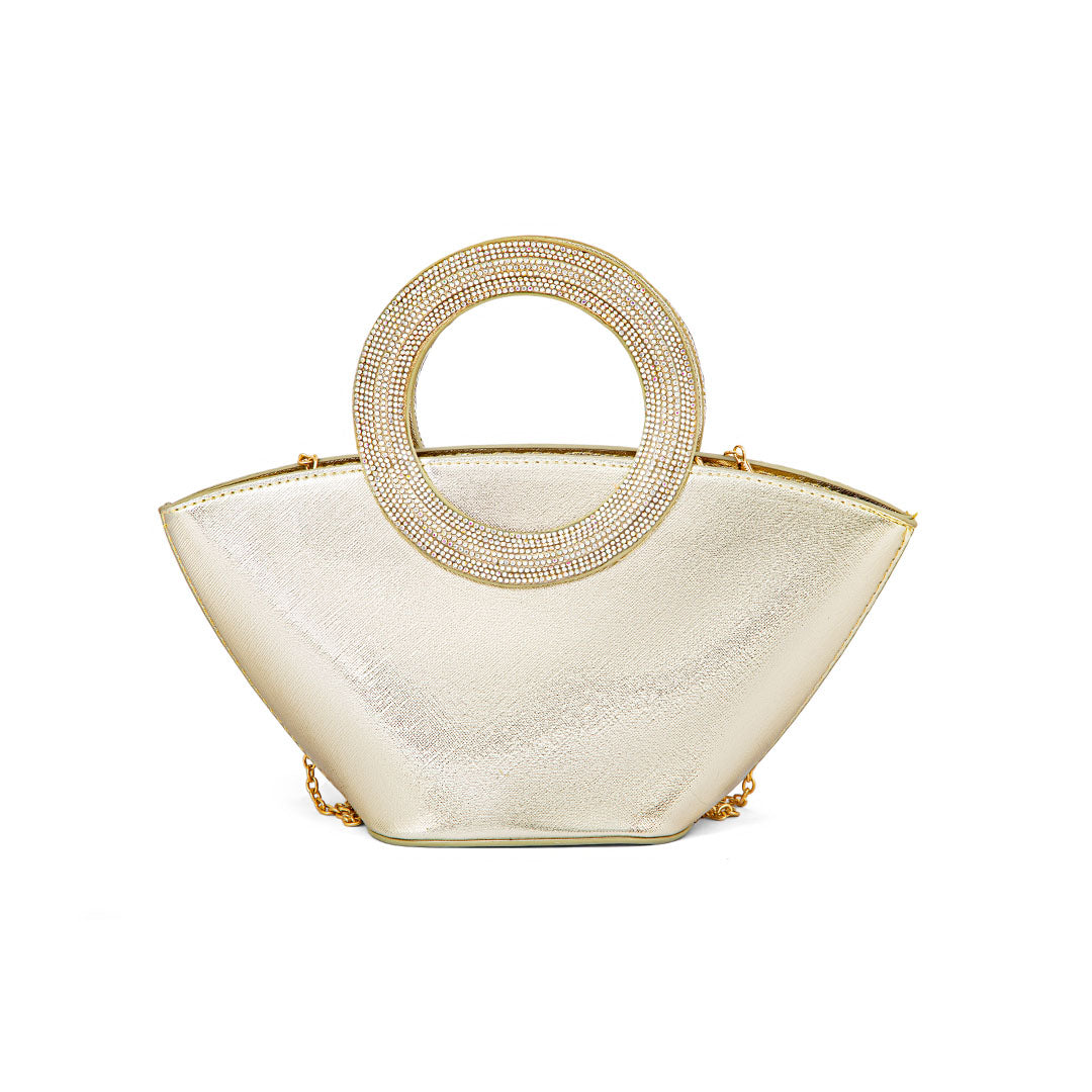 AB Golden Fancy Hand Bag P24324