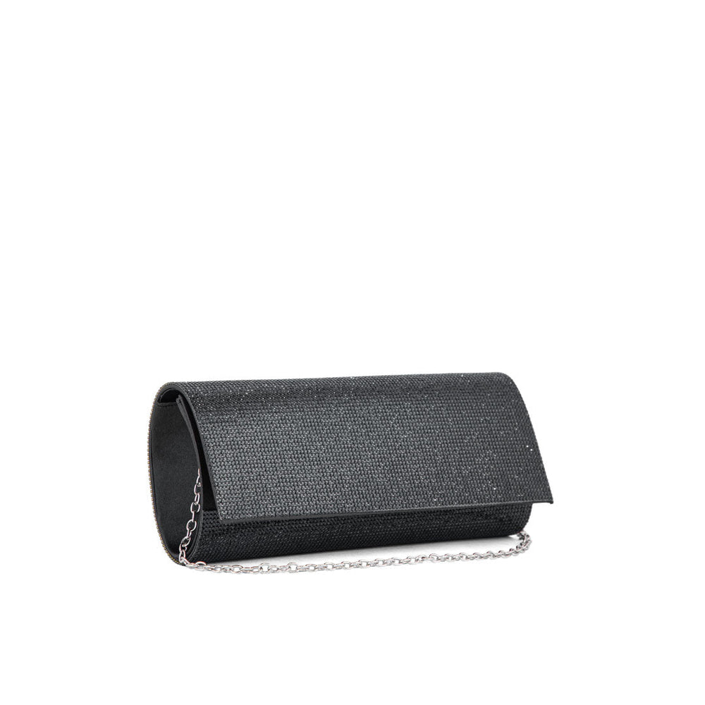 Black Fancy Clutch P24328