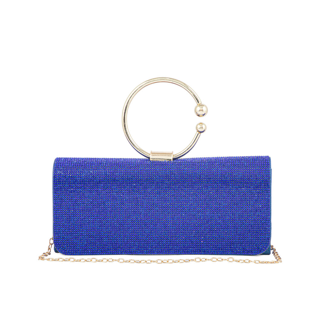 Blue Fancy Shoulder Bag P24329