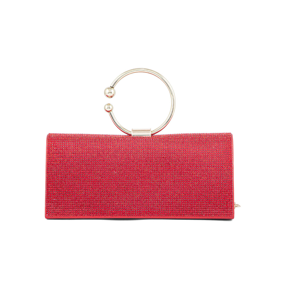 Red Fancy Shoulder Bag P24329