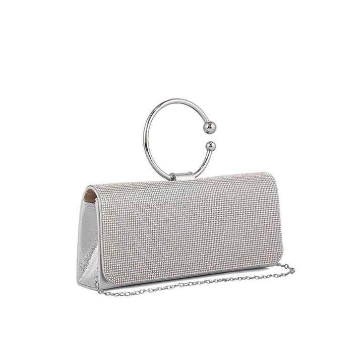 AB Silver Fancy Shoulder Bag P24329