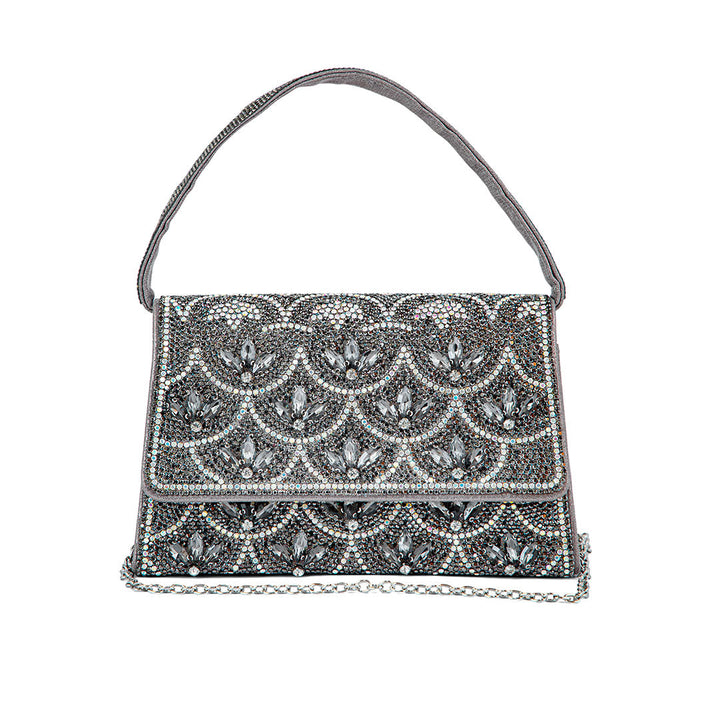 Grey Fancy Shoulder Bag P24332