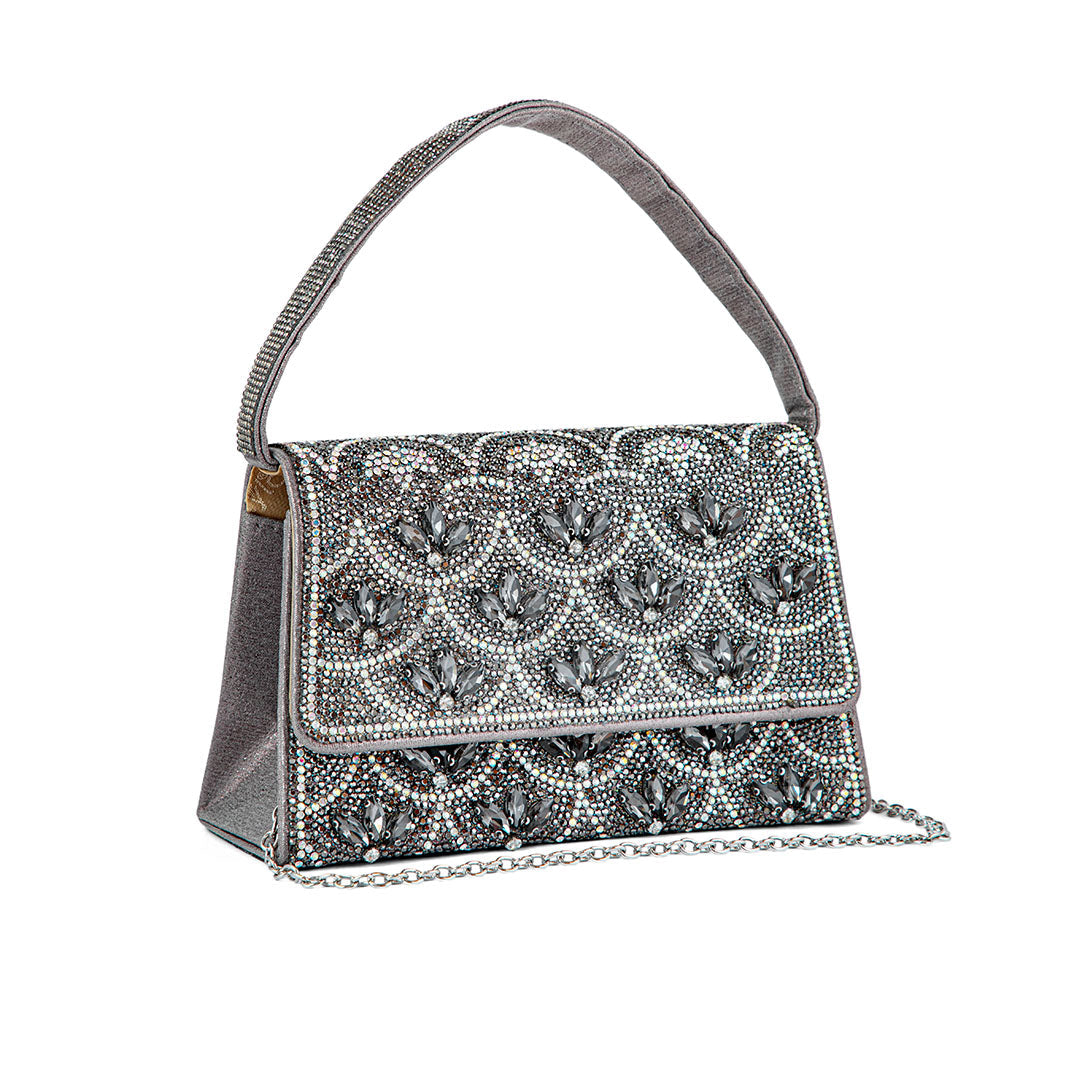 Grey Fancy Shoulder Bag P24332