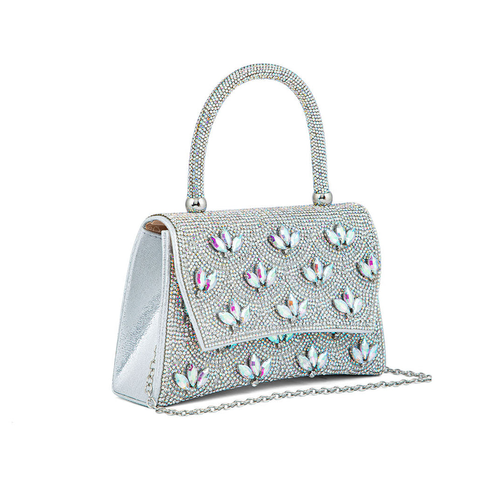 AB Silver Fancy Shoulder Bag P24335