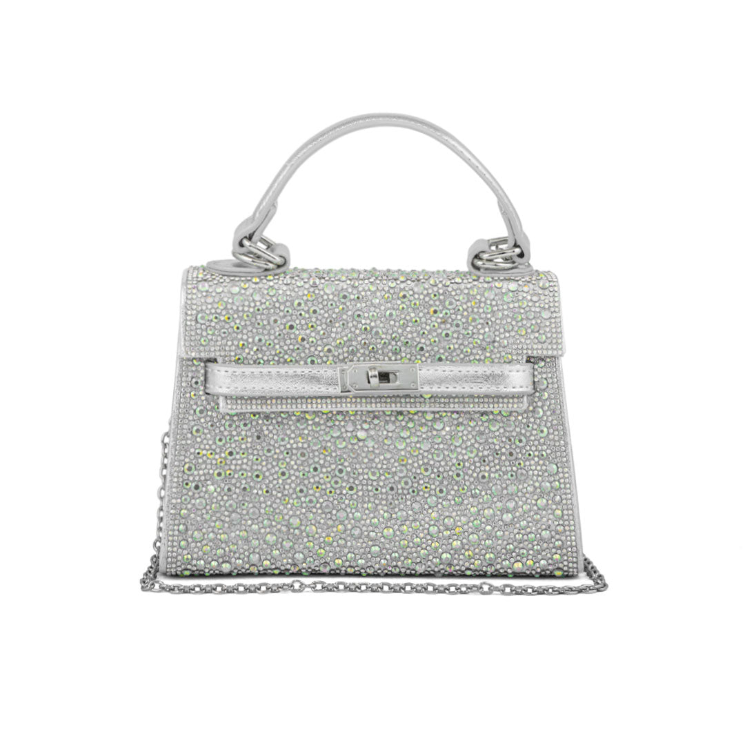 AB Silver Fancy Shoulder Bag P24336