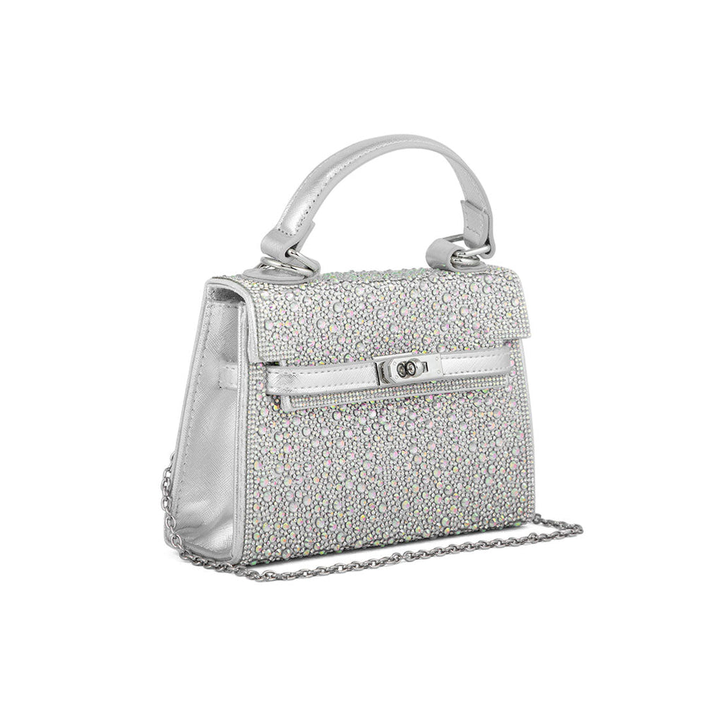 AB Silver Fancy Shoulder Bag P24336