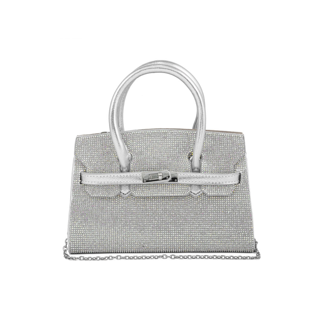 AB Silver Fancy Shoulder Bag P24337