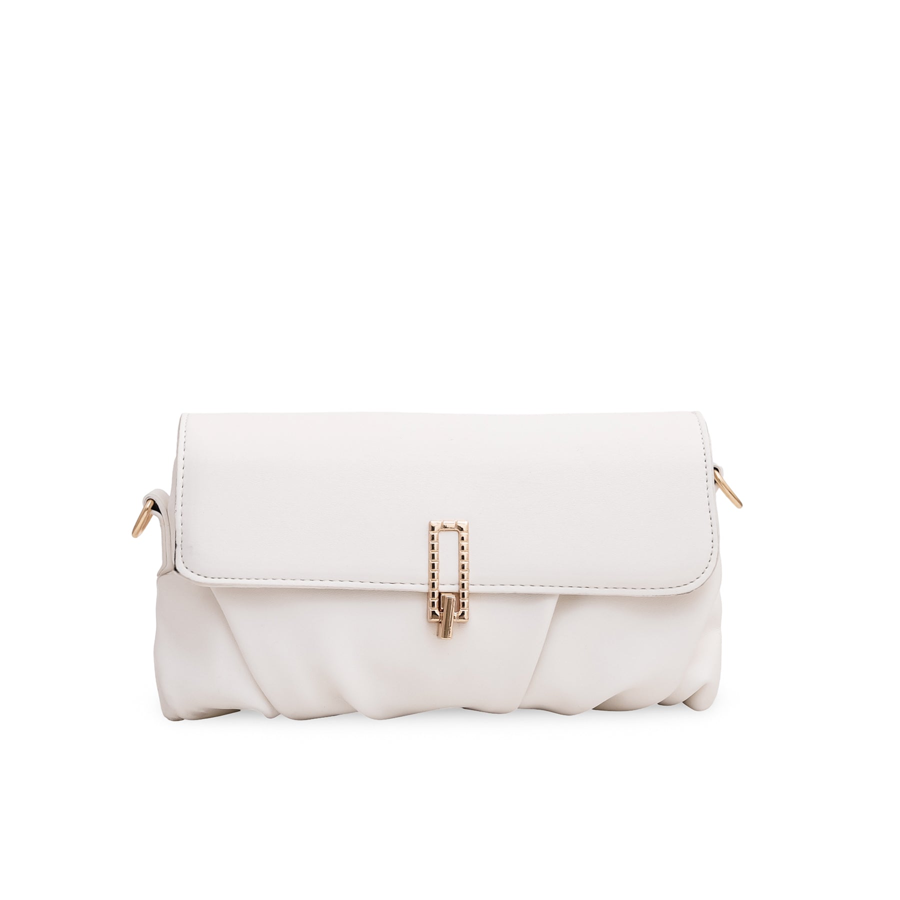 White Formal Hand Bag P36041