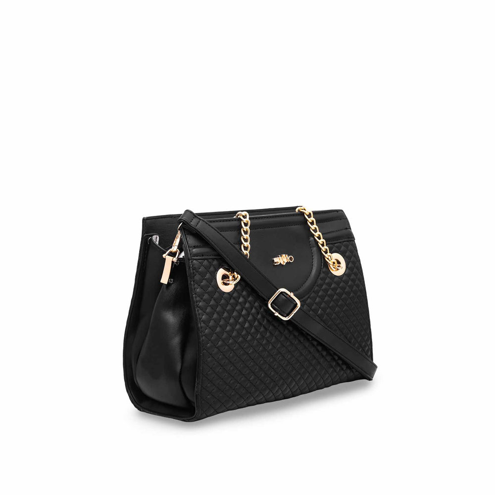 Black Formal Hand Bag P36057