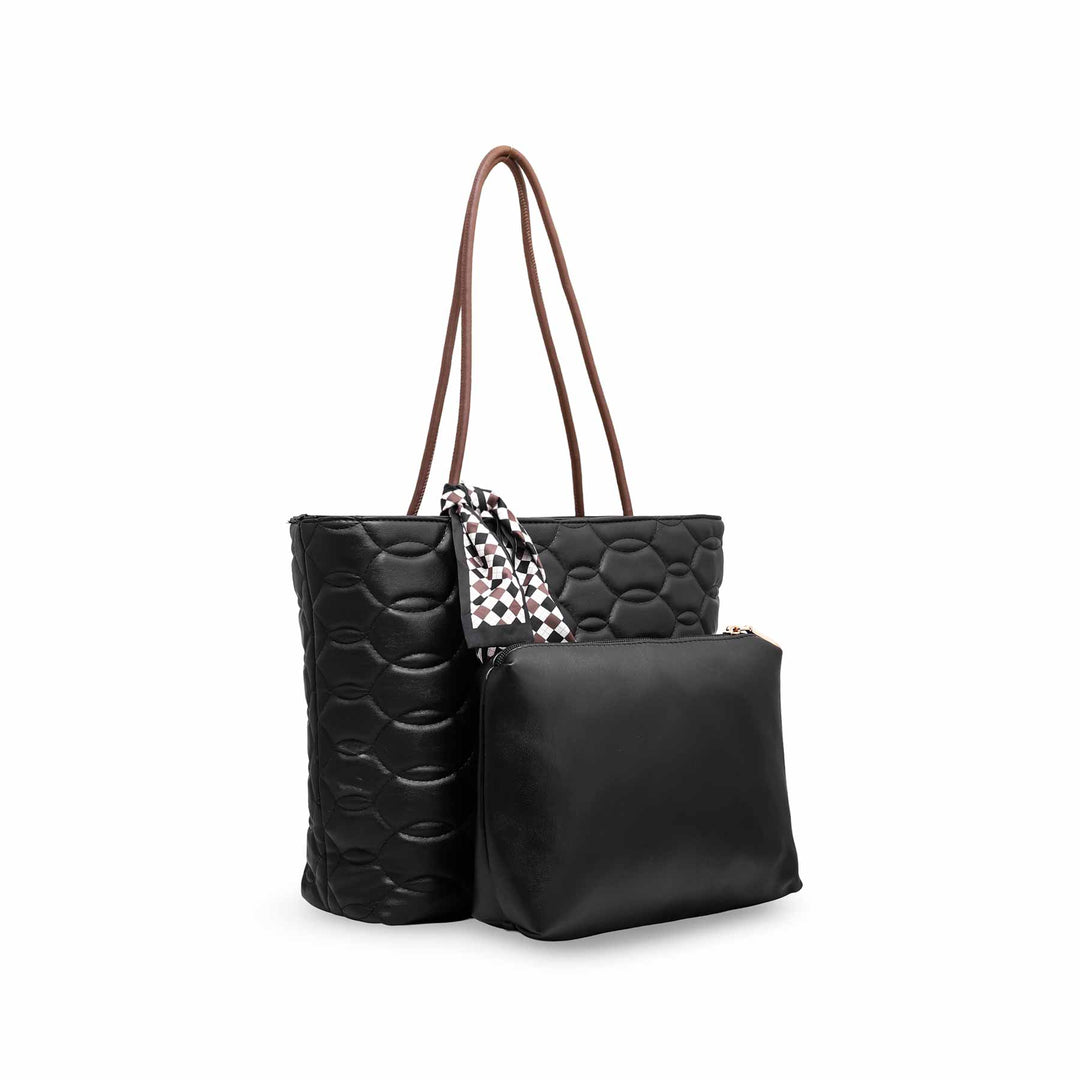 Black Formal Hand Bag P36061