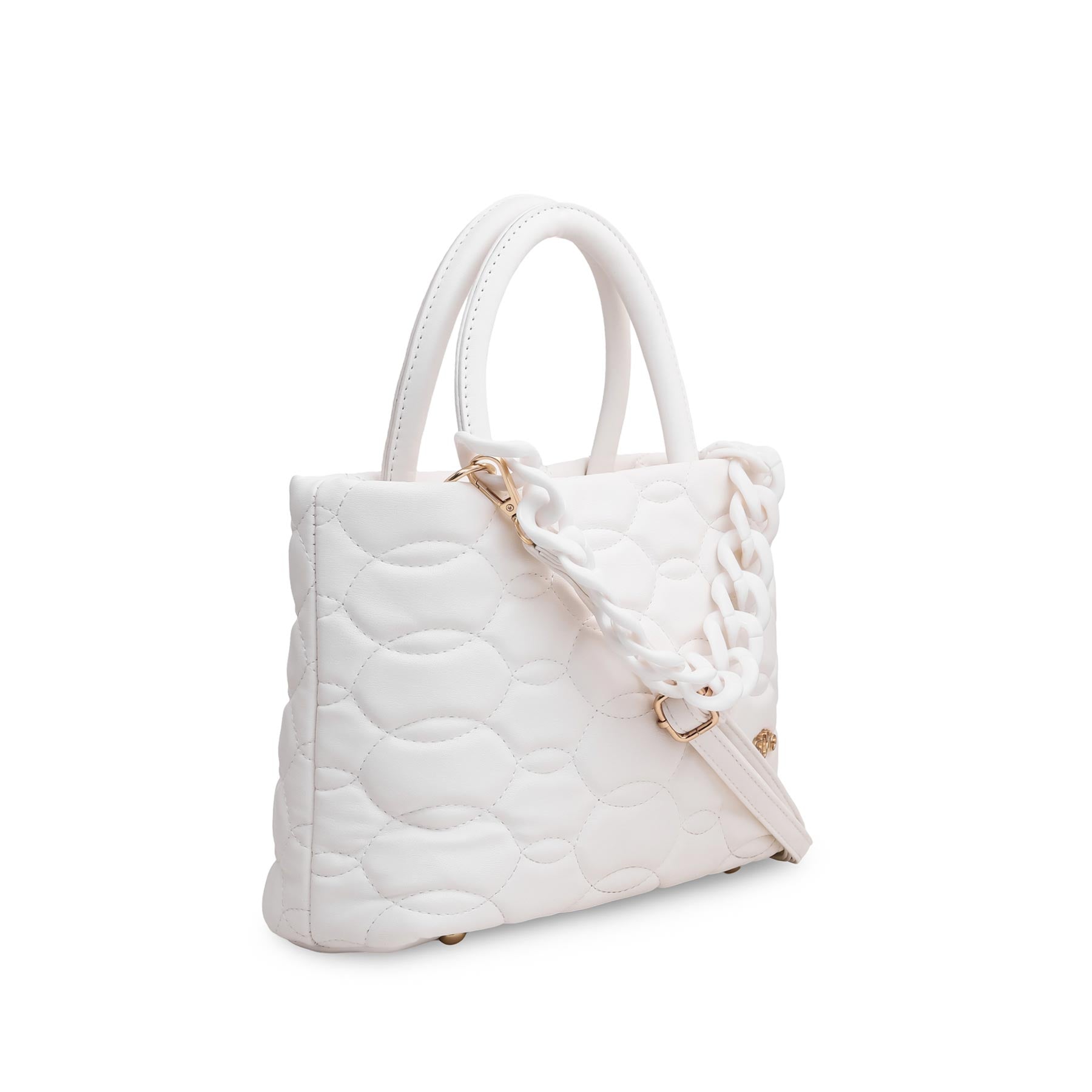 White Formal Hand Bag P36065