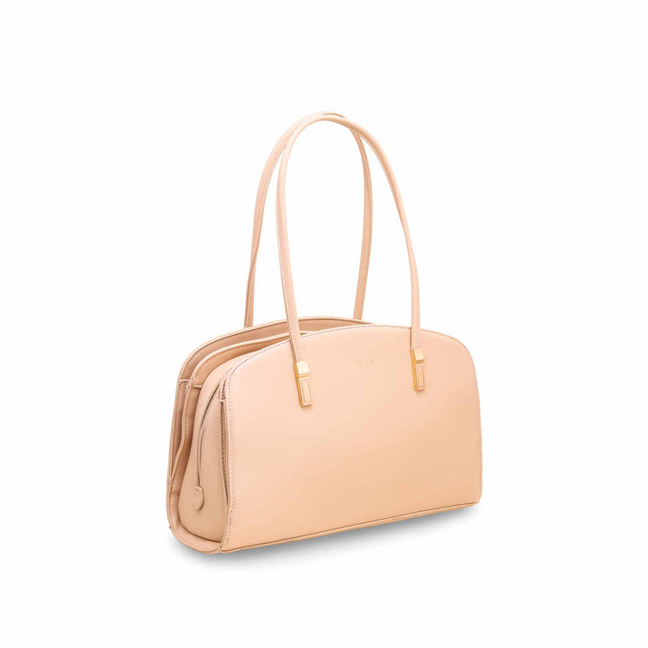 Beige Formal Hand Bag P36123