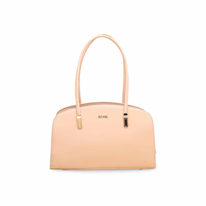 Beige Formal Hand Bag P36123