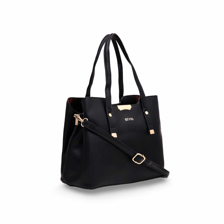 Black Formal Hand Bag P36124