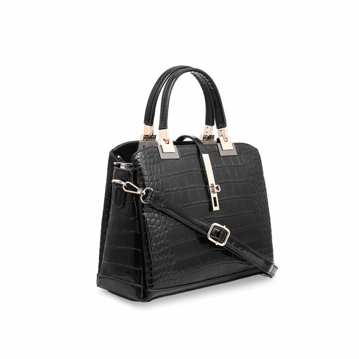 Black Formal Hand Bag P36127