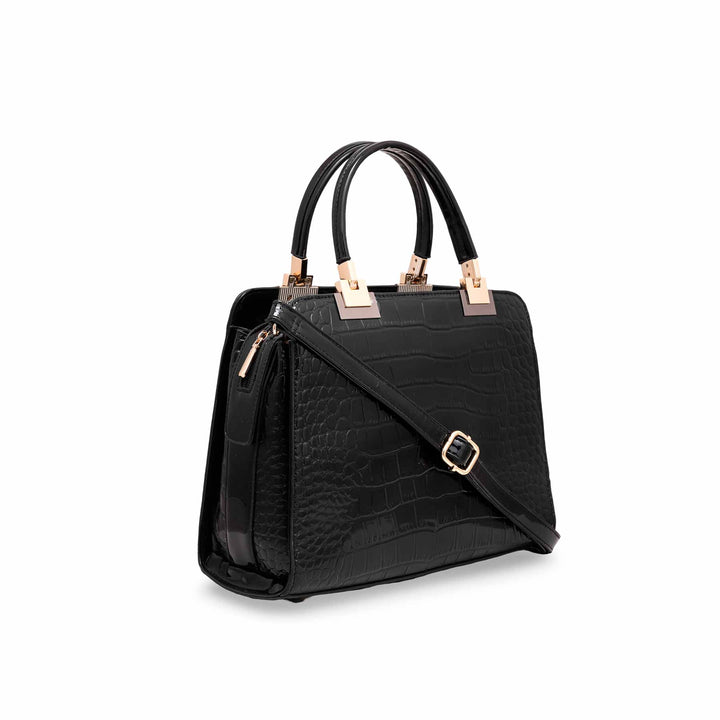 Black Formal Hand Bag P36128