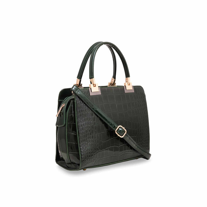 Green Formal Hand Bag P36128