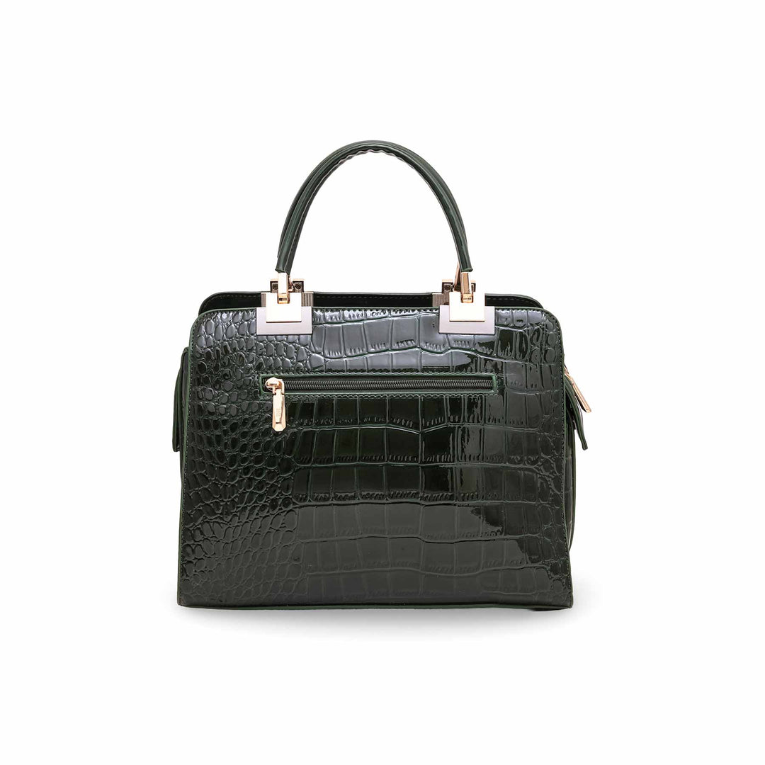 Green Formal Hand Bag P36128