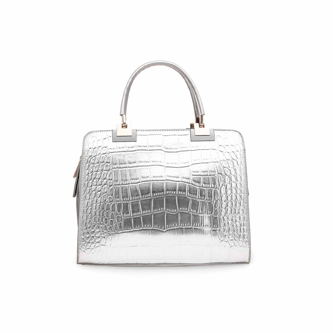 Silver Formal Hand Bag P36128