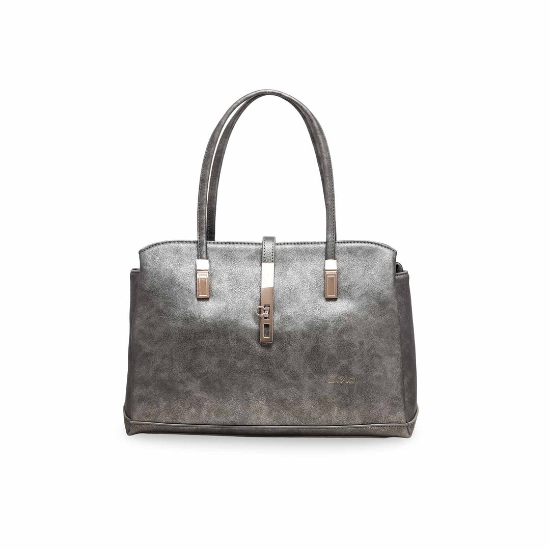 Grey Formal Hand Bag P36130