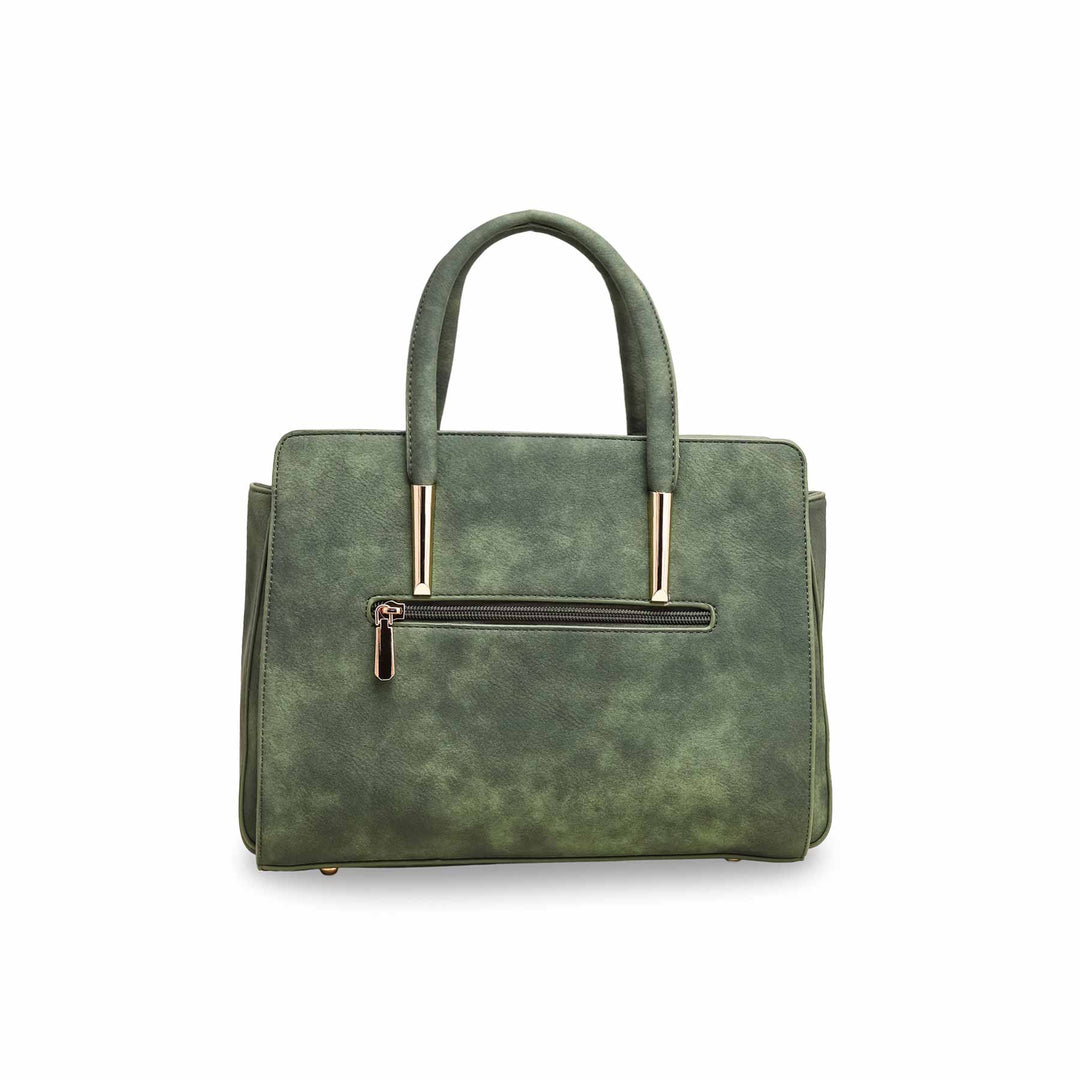 Green Formal Hand Bag P36131